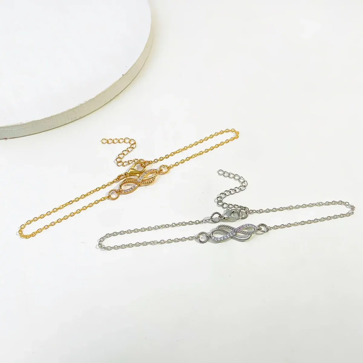 Infinity Knot Charm Bracelet