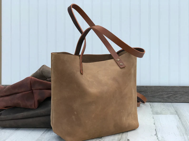 Classic Leather Tote, Everyday use tote bag